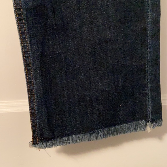 🌟NWT🌟 Size 30 Francesca’s Harper Heritage High-Rise Straight Raw Hem Jean - Picture 7 of 16